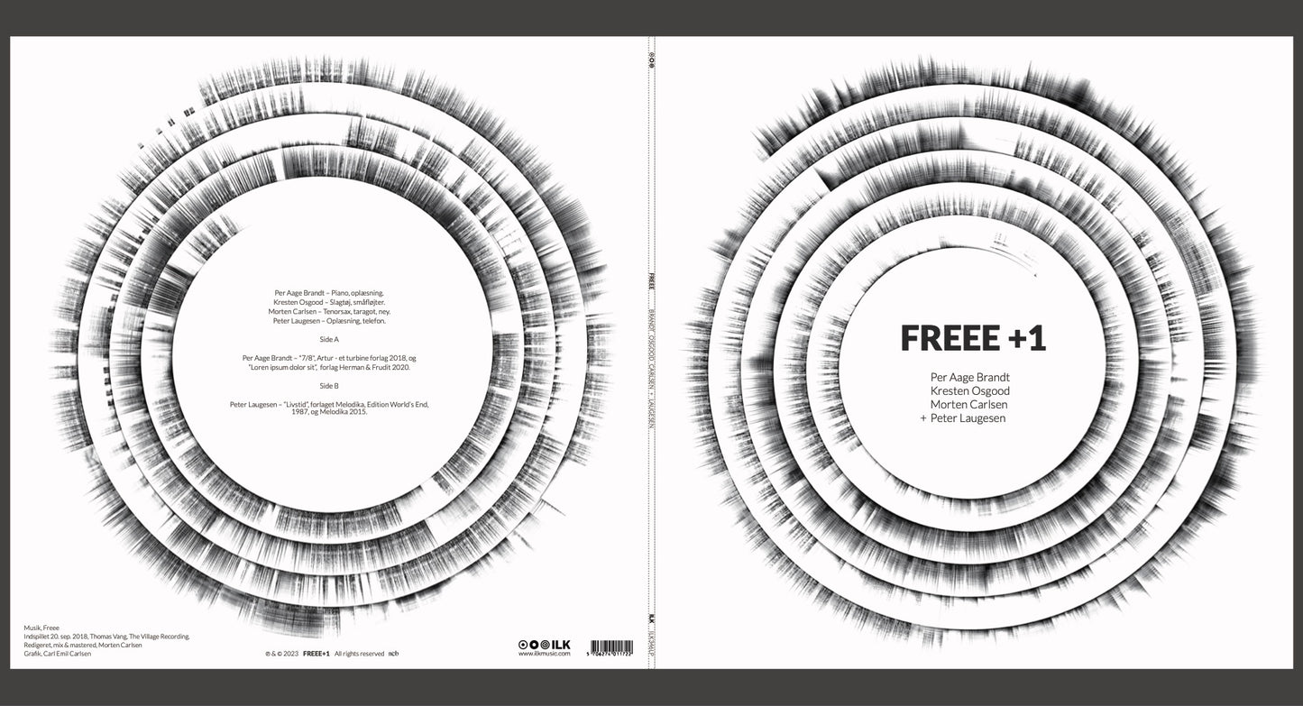 Per Aage Brandt, Kresten Osgood, Morten Carlsen + Peter Laugesen: FREEE +1